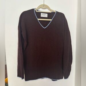 Cooperative Dark Brown Wool Sweater